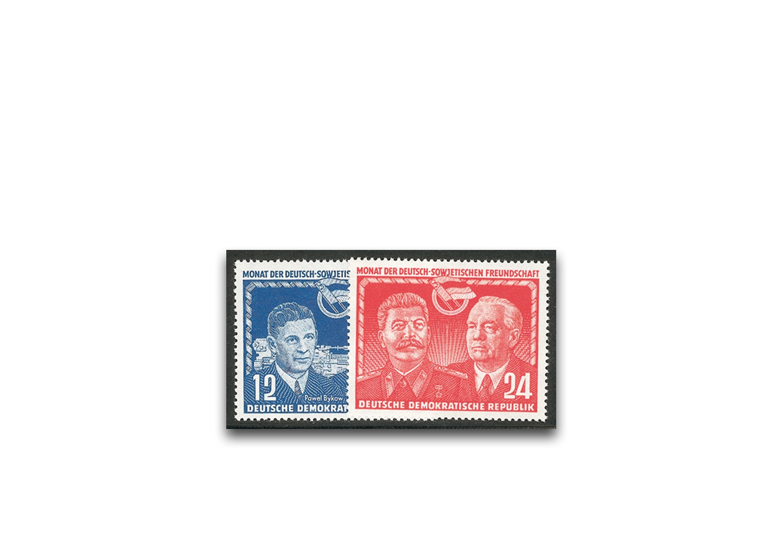 Briefmarken DDR Deutsch-sowjetische Freundschaft 1951 Michel-Nr. 296-297 postfrisch