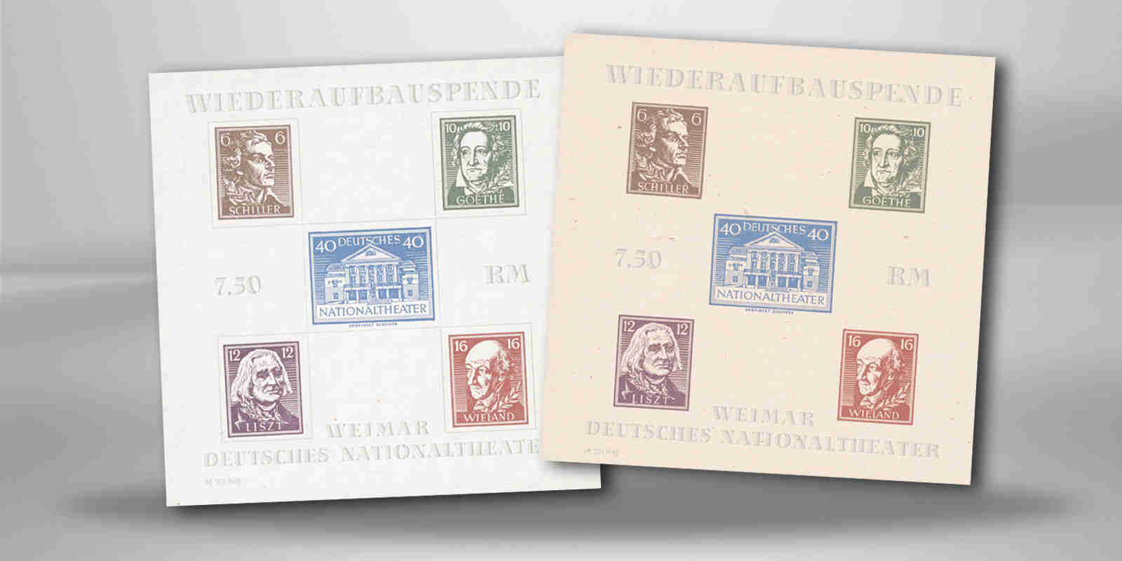 Briefmarken SBZ Block 3 A/B postfrisch