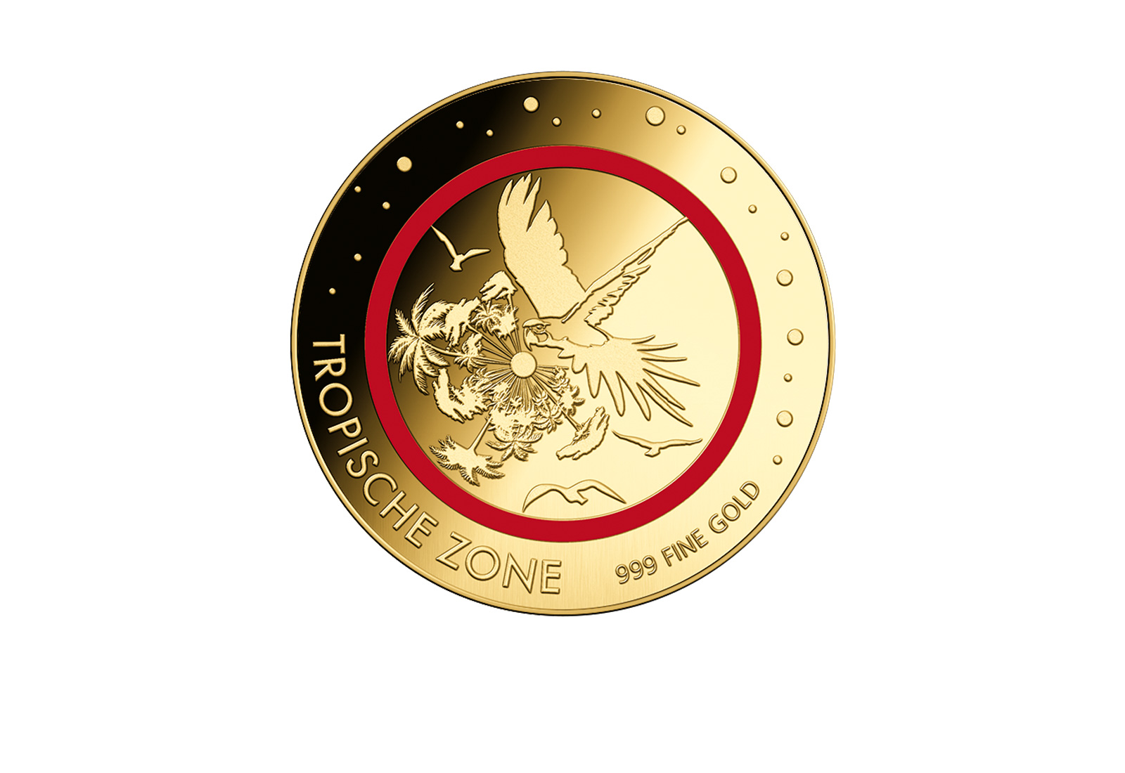 Goldmünze Tropische Zone - Edition "Unsere Erde und ihre Klimazonen"