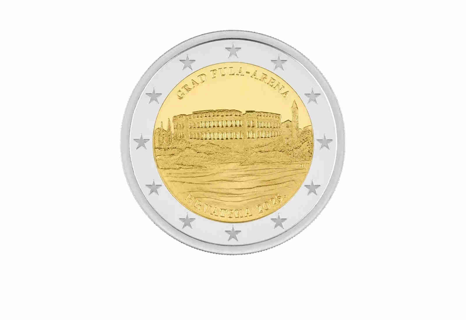 2 Euro Pula Arena 2025 Kroatien Städte