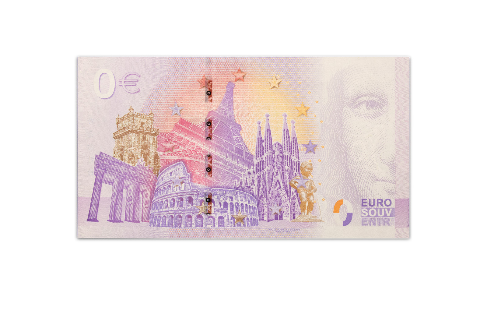 0 Euro Banknote 2024 UEFA Final Stadium