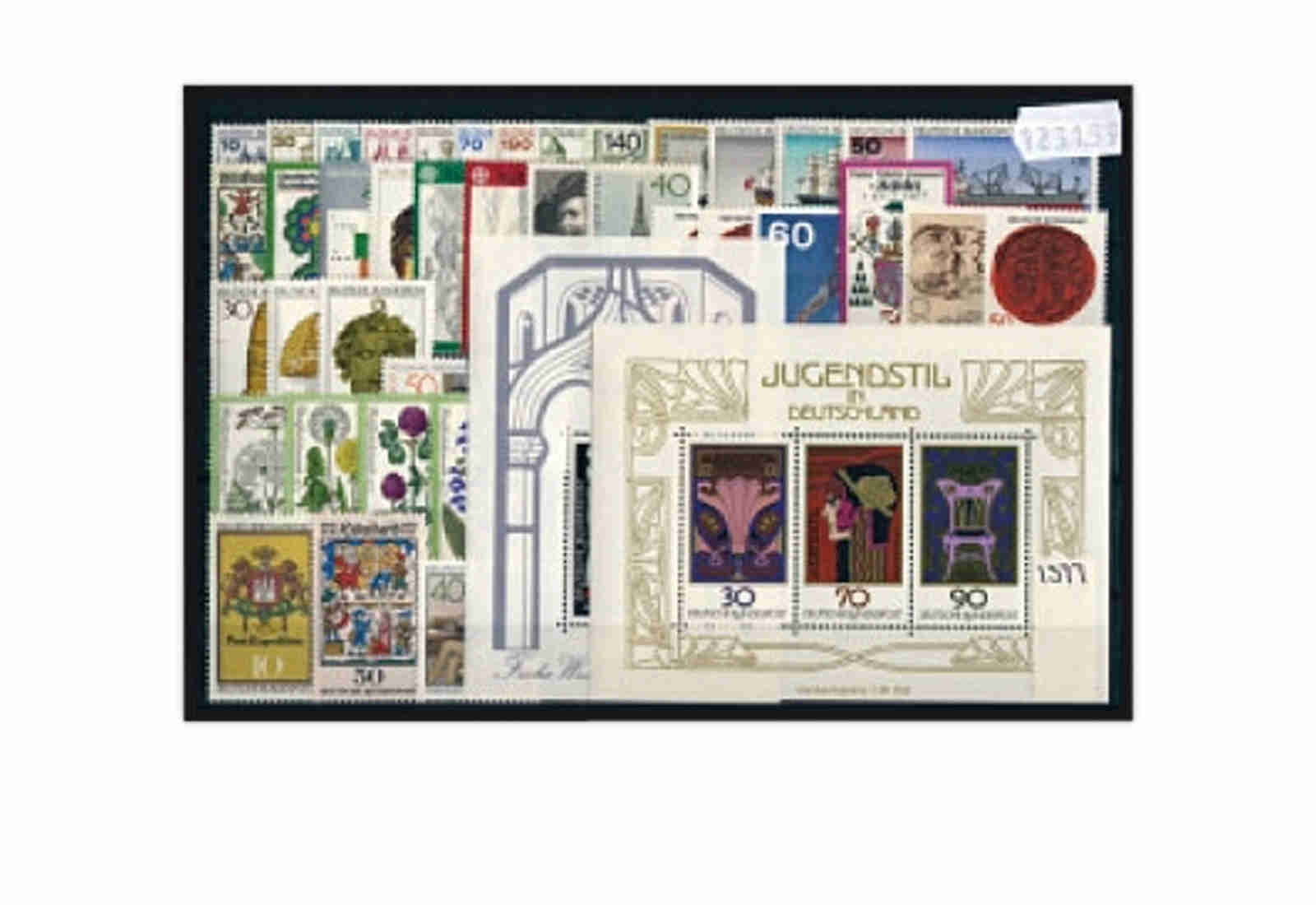 Briefmarken BRD Jahrgang 1977 Michel-Nr. 913-955 postfrisch