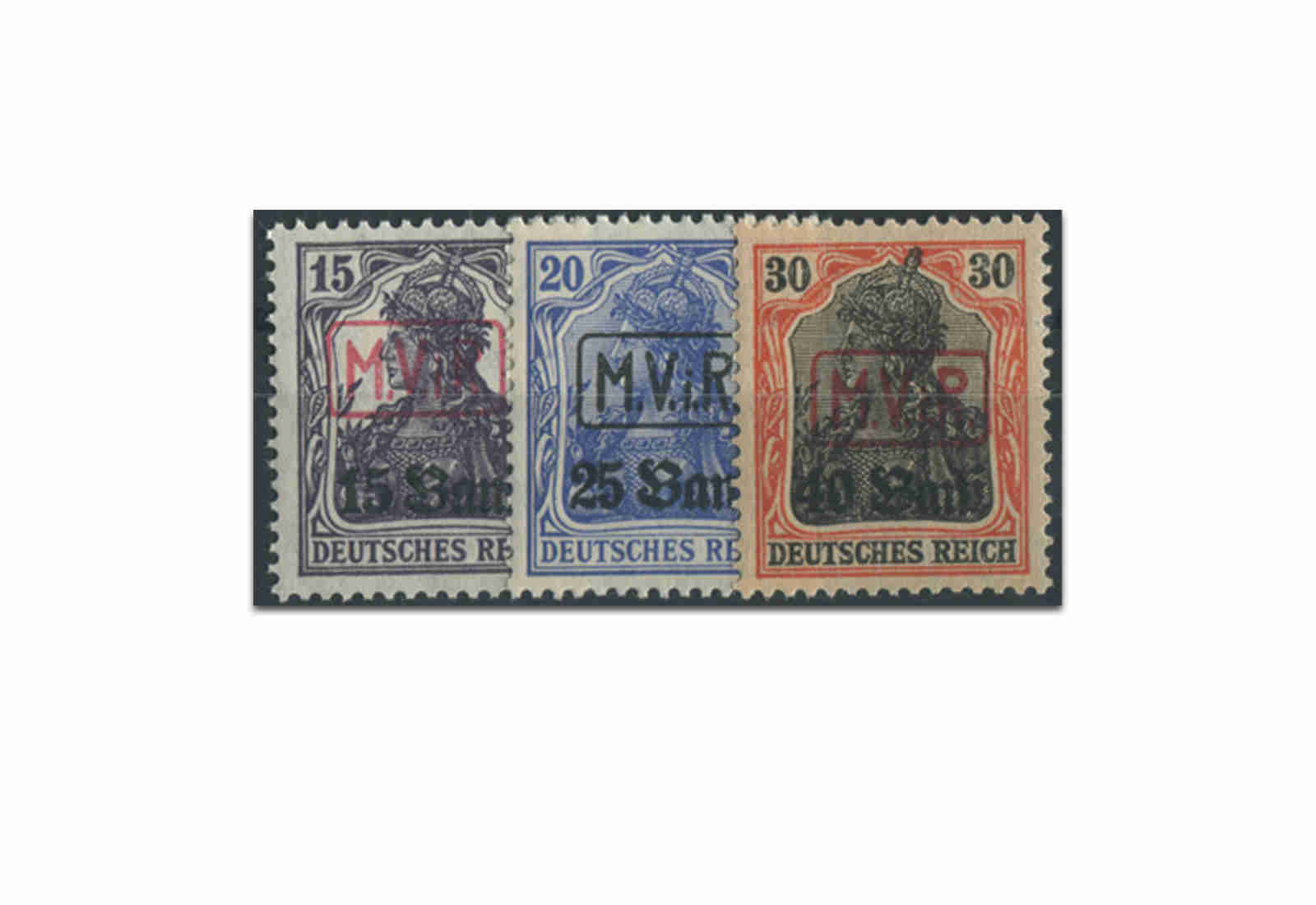 Briefmarke Dt. Besetzung I. WK Rumänien 1/3 **