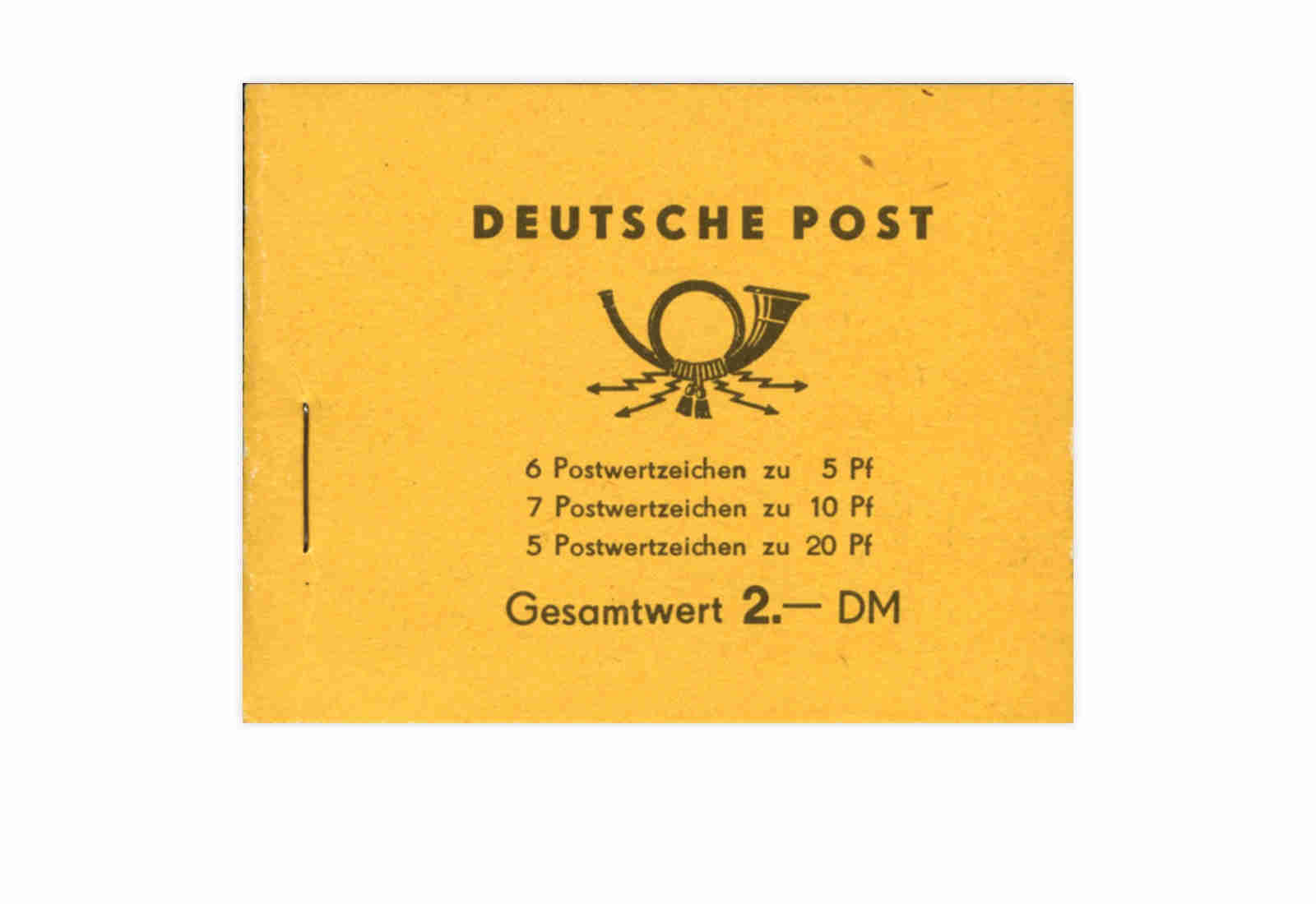 DDR Markenheftchen 1955 MH Mi.Nr. 1 postfrisch