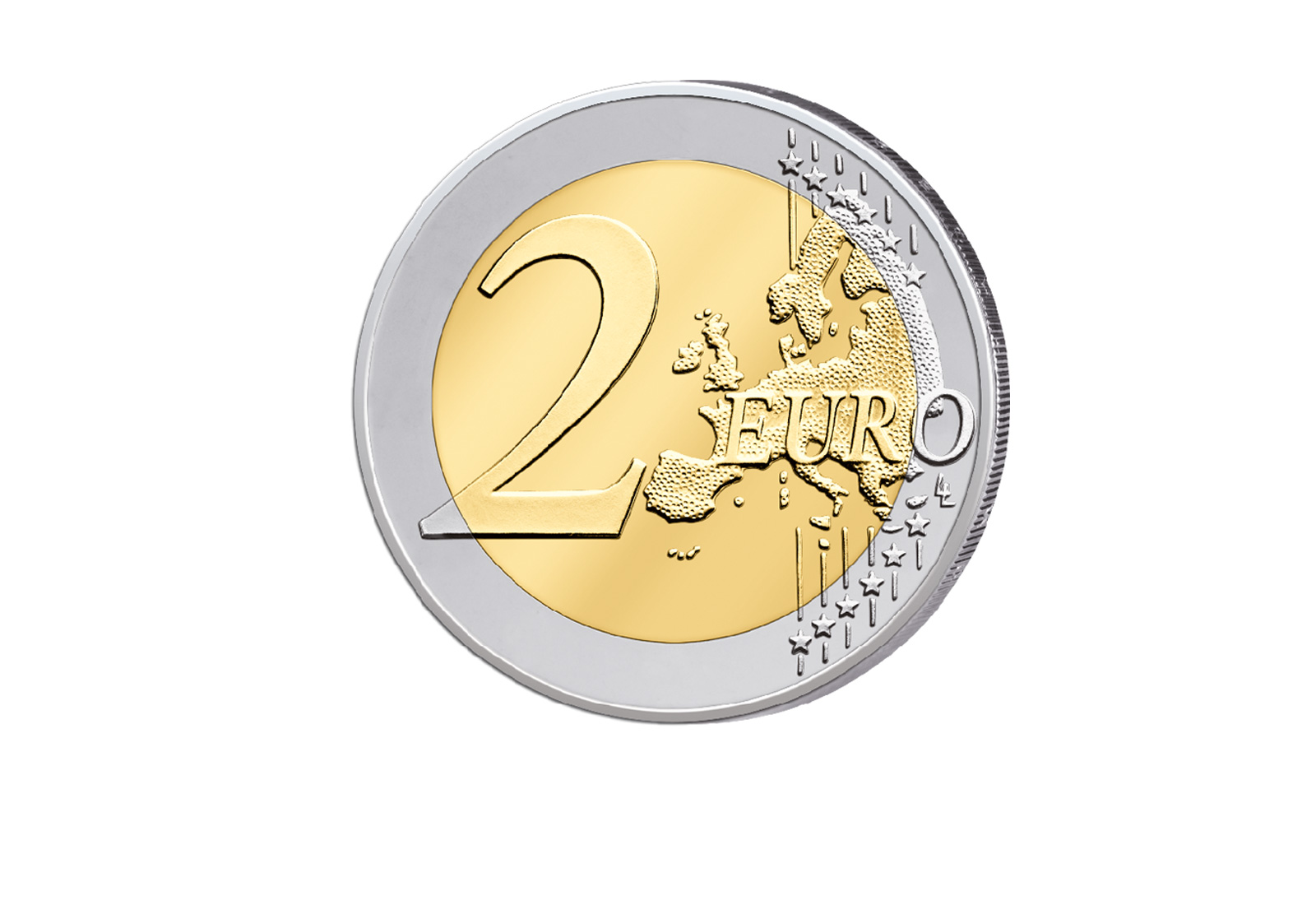 2 Euro 2012 Frankreich 10 Jahre Bargeld Gemeinschaftsausgabe