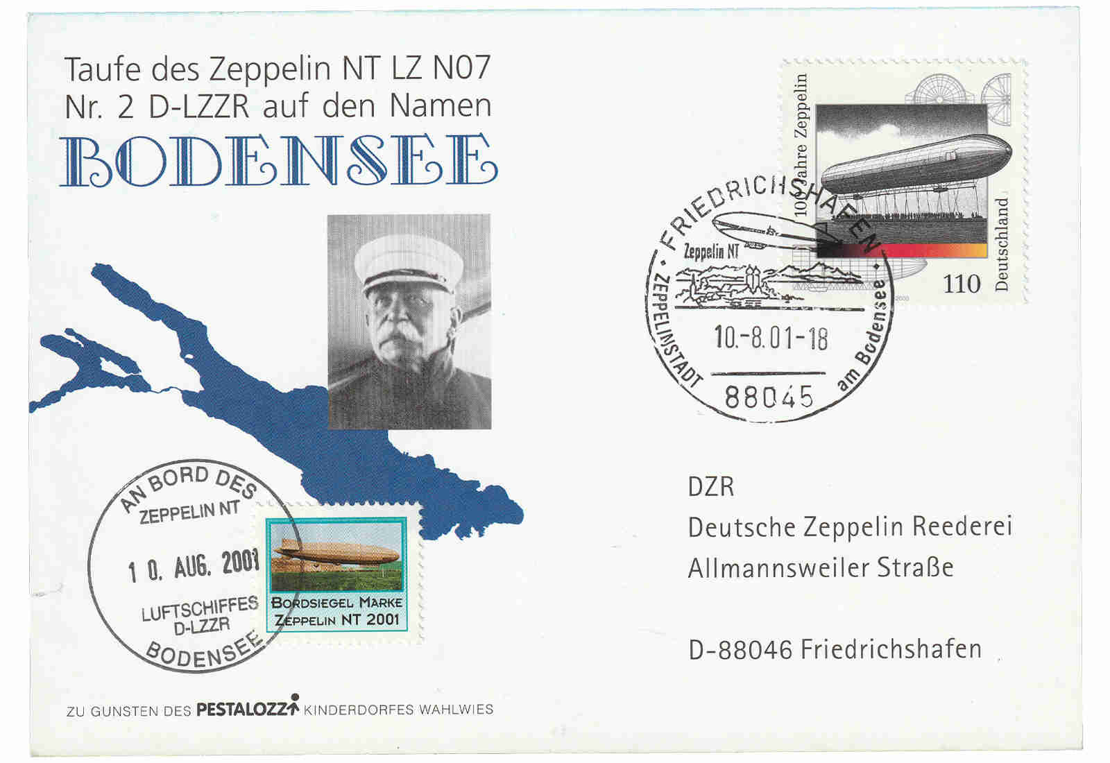 Zeppelin Beleg 2001