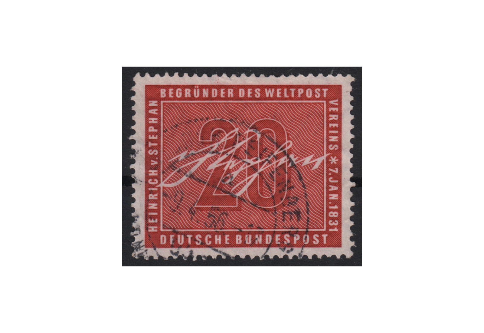 BRD 125. Geburtstag von Heinrich von Stephan Mi.Nr. 227 gestempelt