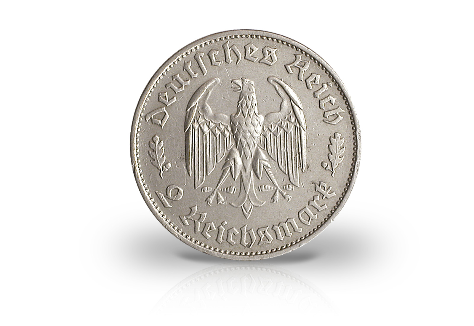 2 Reichsmark 1934 Drittes Reich Friedrich von Schiller Jaeger-Nr. 358