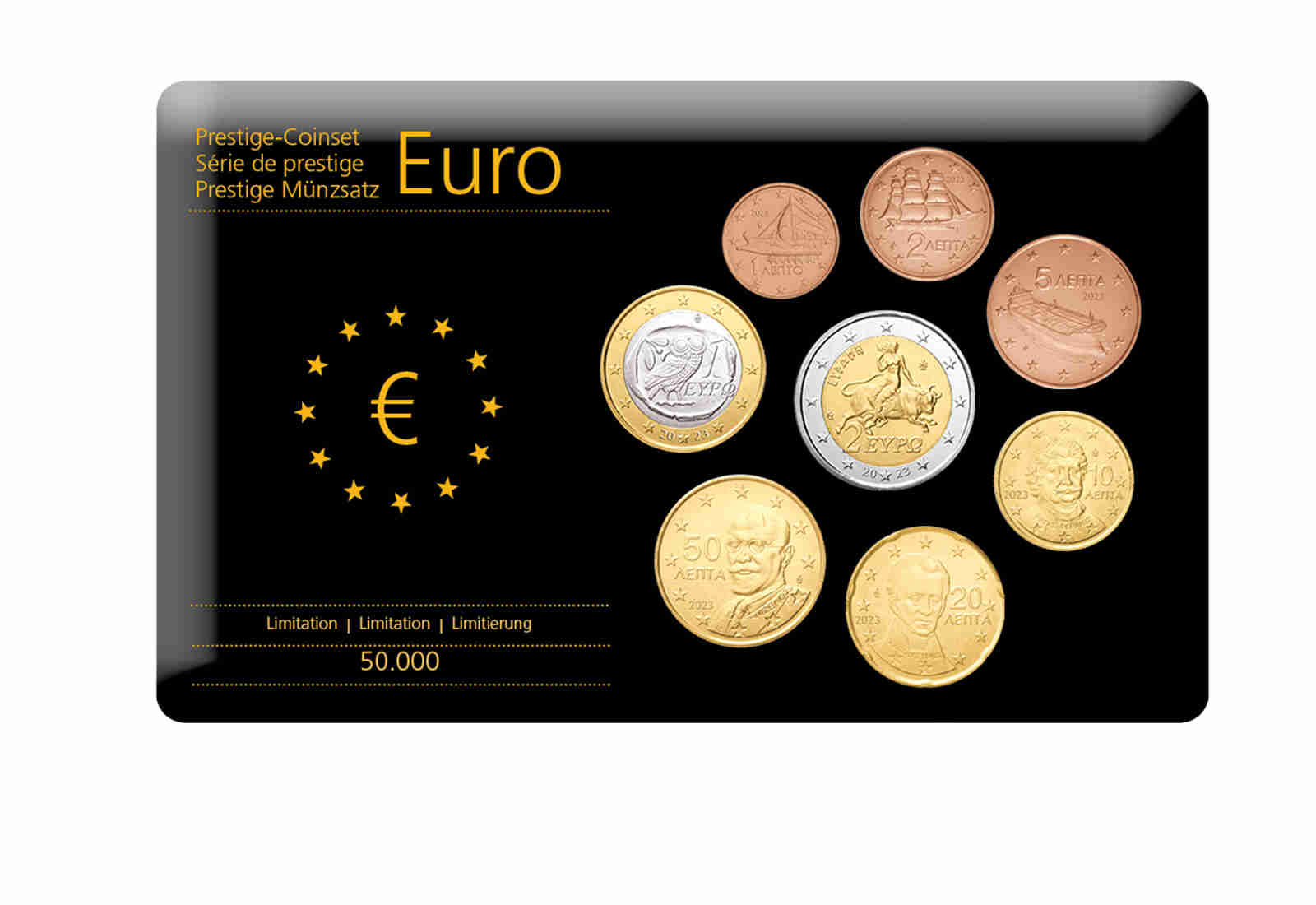Eurosatz 2023 Griechenland im Blister