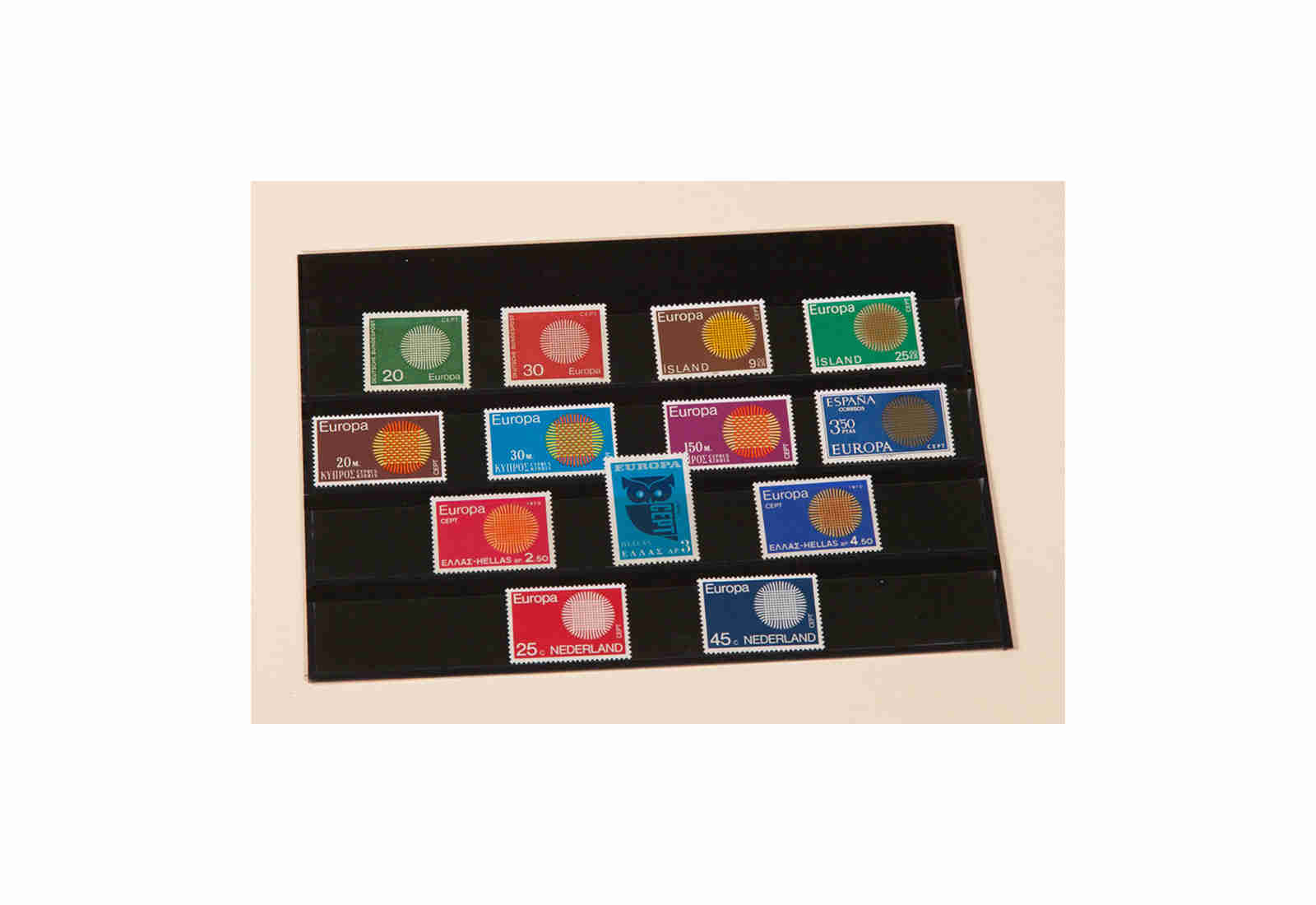 Briefmarken CEPT 16 Ausgaben aus 1970 postfrisch per 20 Stück