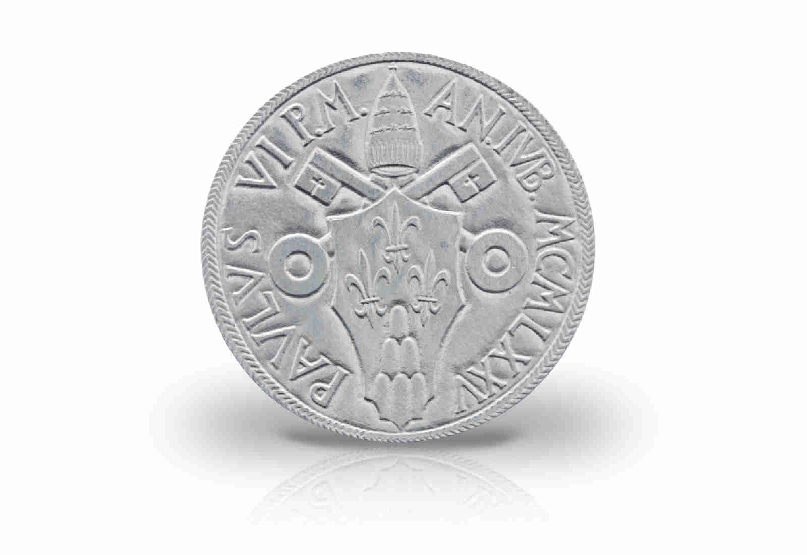 10 Lire 1975 Vatikan Papst Paul VI. Heiliges Jahr