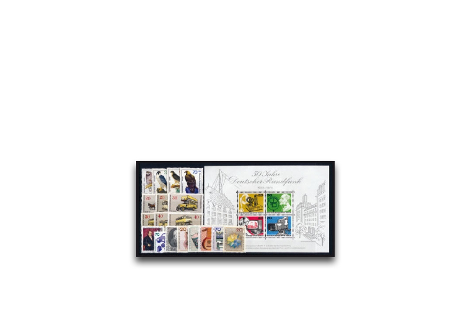 Berlin Jahrgang 1973 Mi.Nr.442-463 postfrisch