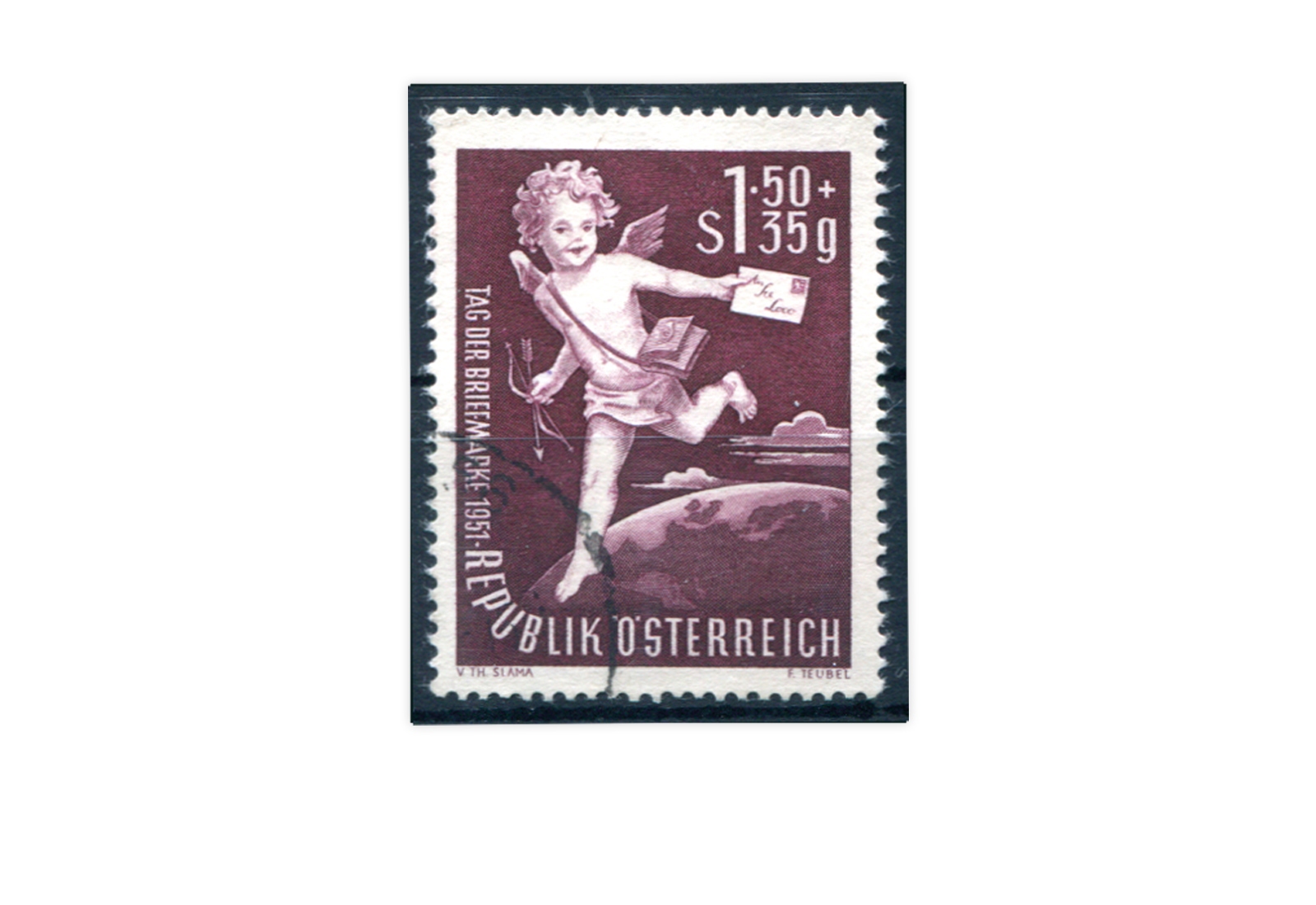Österreich Tag der Briefmarke 1952 Mi.Nr. 972 gestempelt