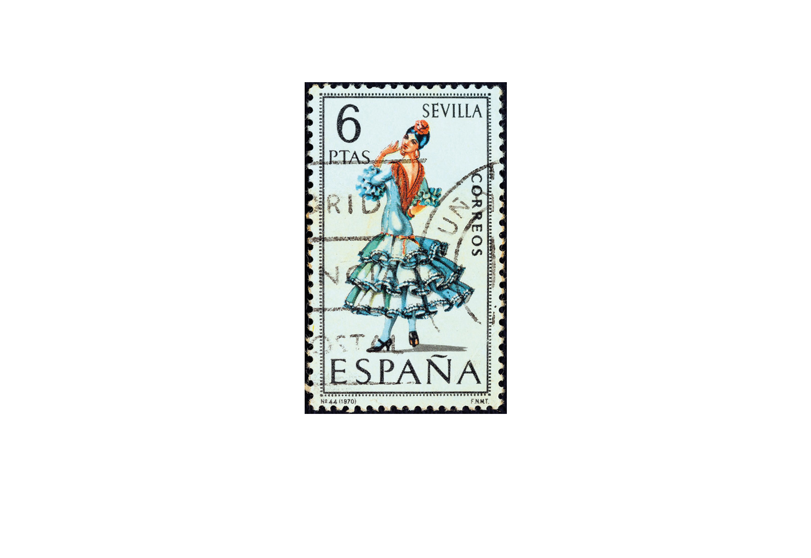 Briefmarken Spanien 100 verschiedene Marken postfrisch und gestempelt