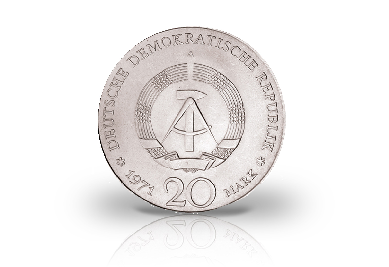 20 Mark Gedenkmünze 1971 DDR Ernst Thälmann Jaeger-Nr. 1535