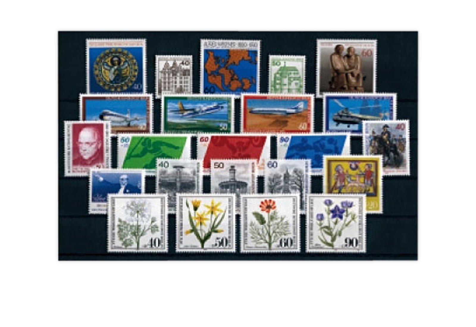 Briefmarken Berlin Jahrgang 1980 Michel-Nr. 614-636 postfrisch