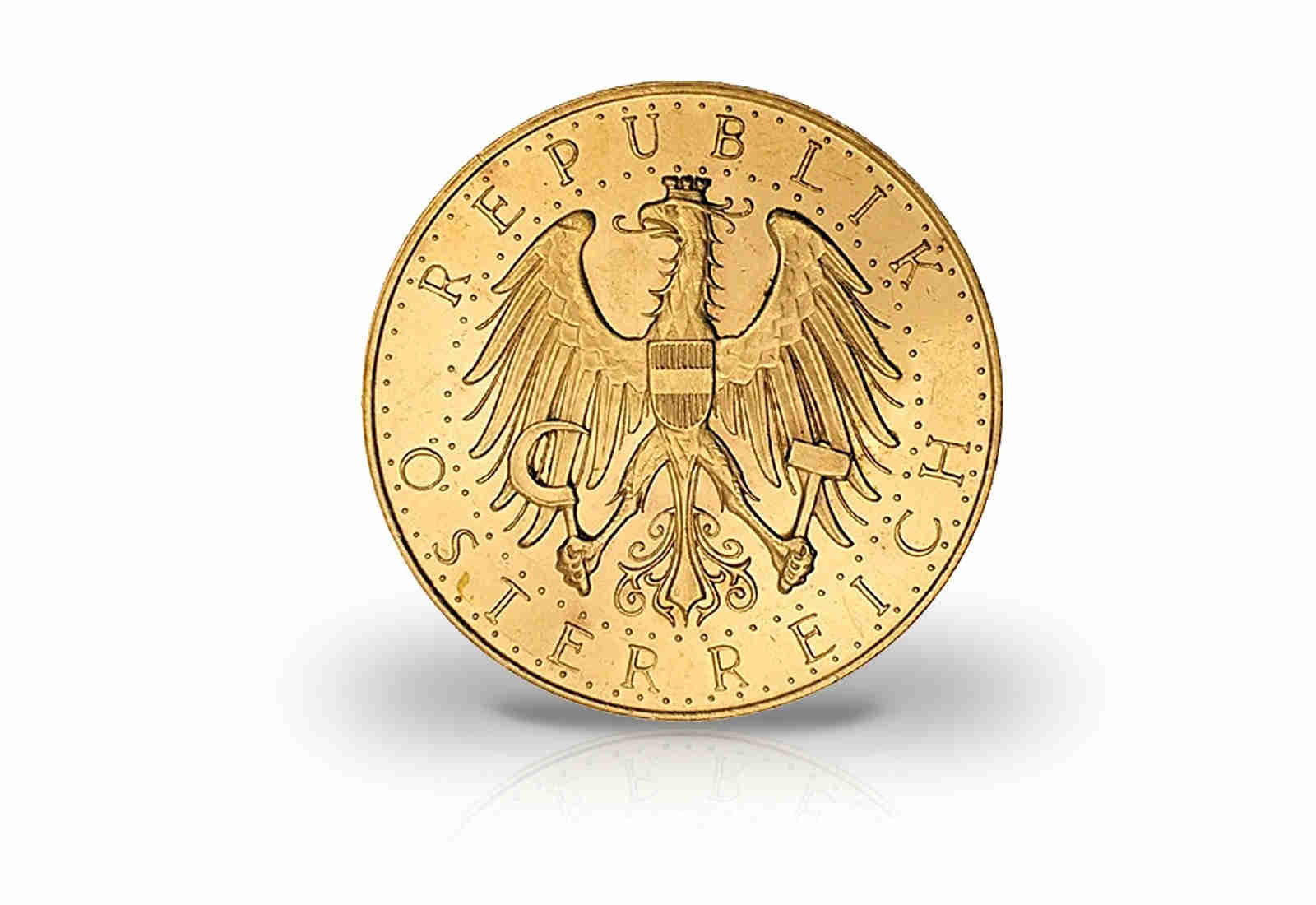 100 Schilling Goldmünze 1926-1938 Österreich ss/vz