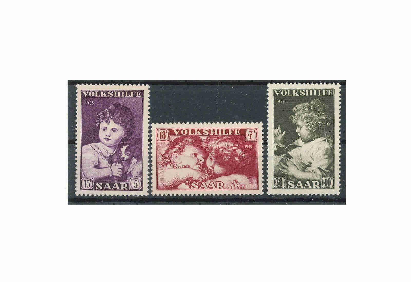 Briefmarke Saar 344/46 **