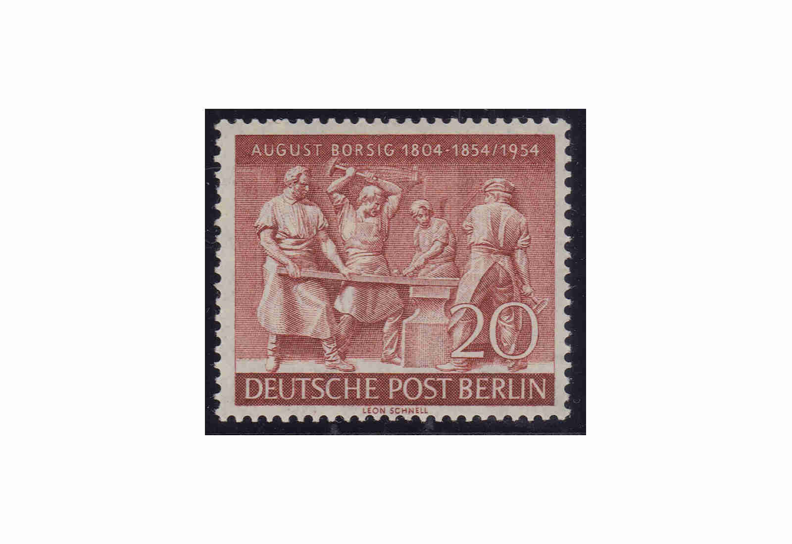 Berlin Michel-Nr. 125 postfrisch August Borsig