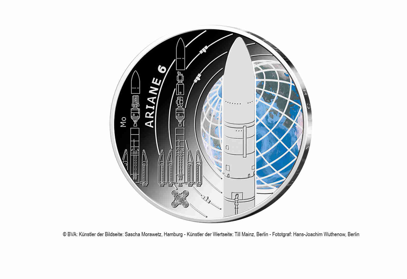 5 Euro 2026 Deutschland Ariane 6 PP Prägestätte A-J