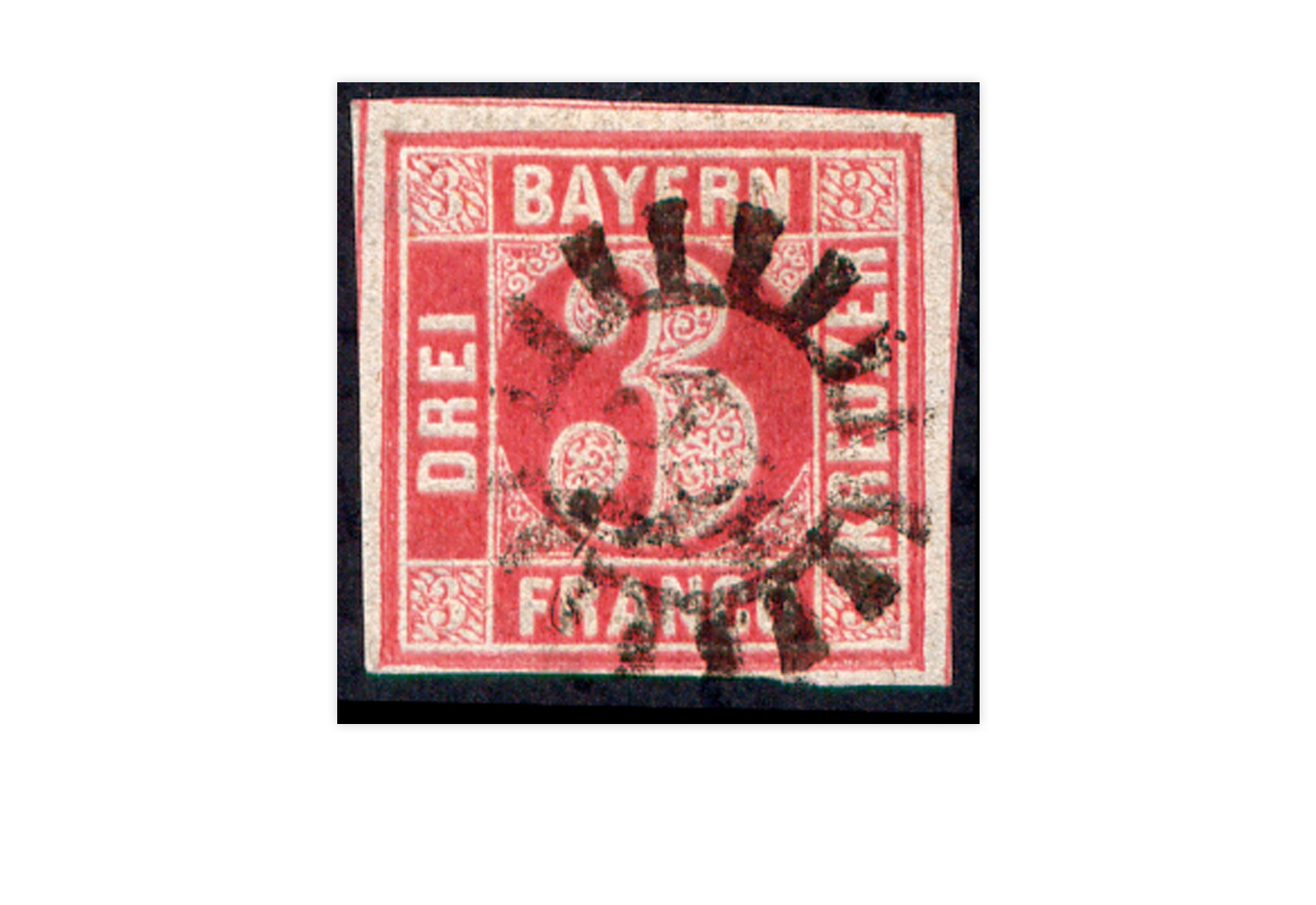 Briefmarke Altdeutschland Bayern Freimarke 1862 Michel-Nr. 9 gestempelt