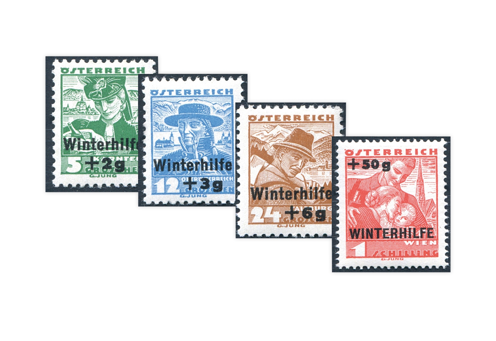 1.Republik Österreich Mi.Nr. 613/616 postfrisch