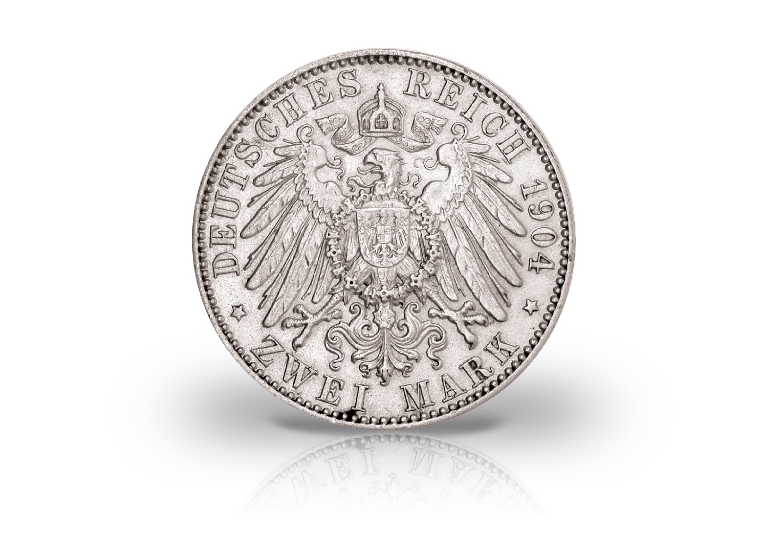 2 Mark 1903-1904 Deutsches Kaiserreich Sachsen König Georg Jaeger-Nr. 132