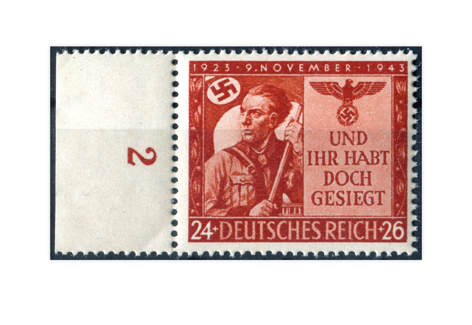 Briefmarke Deutsches Reich Marsch zur Feldernhalle 1943 Michel-Nr. 863 postfrisch