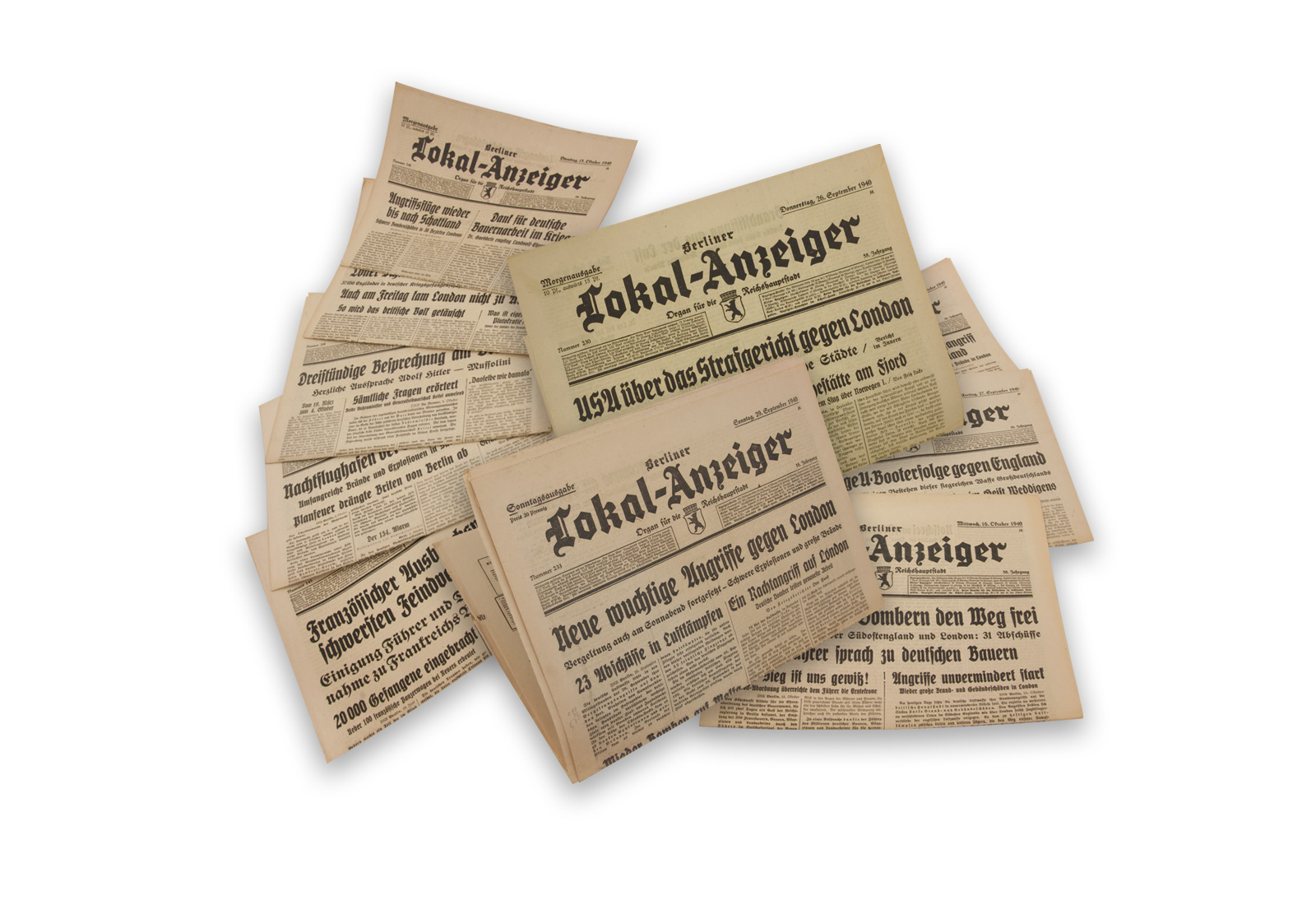 Slg 180-172 Zeitung 10 Ausgaben Lokal Anzeiger