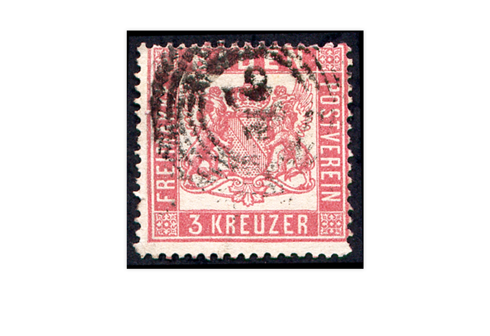 Briefmarke Altdeutschland Baden Freimarke 1862 Michel-Nr. 16 gestempelt 
 