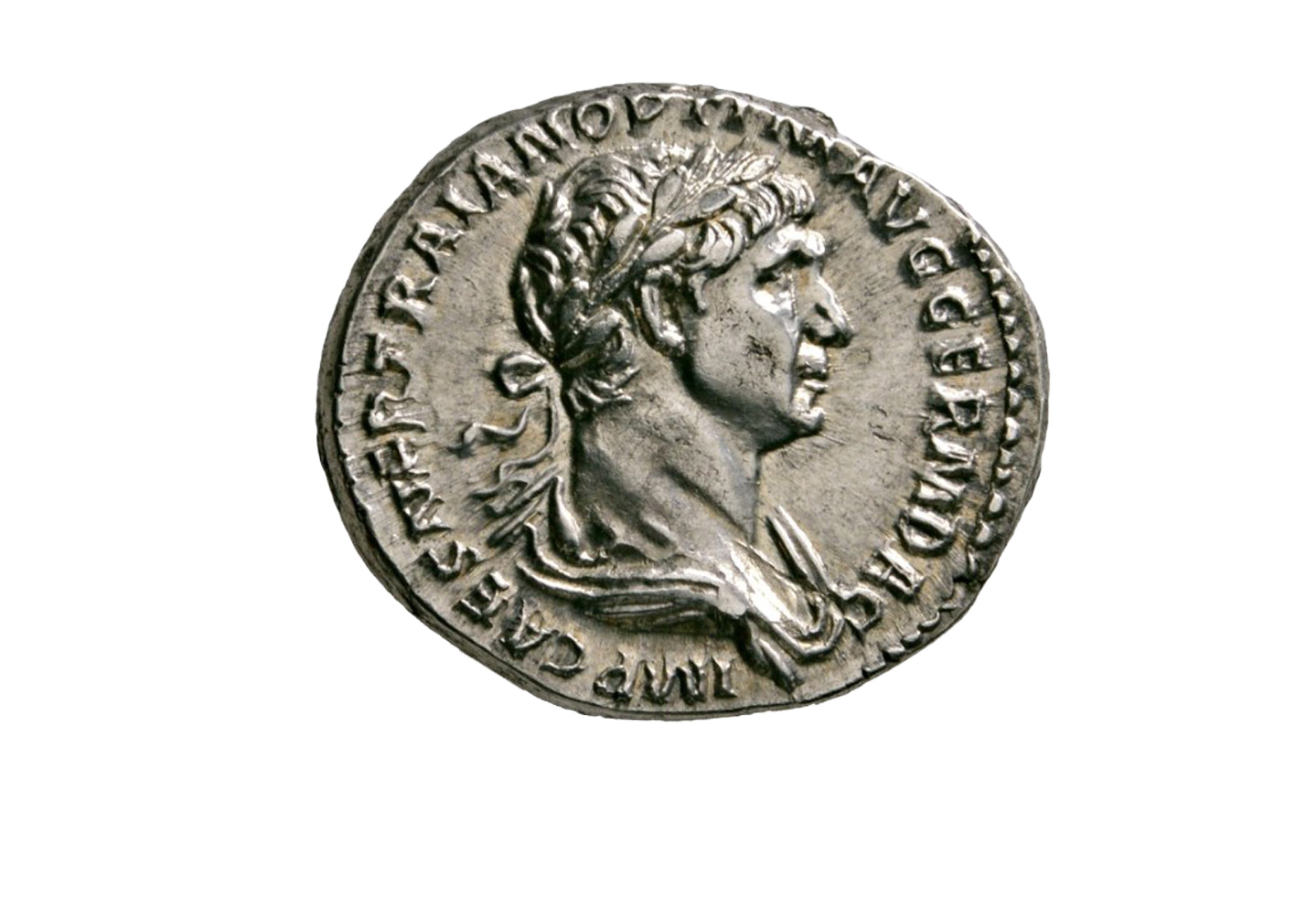 Silber-Denar von Trajan 98-117 n. Chr.
