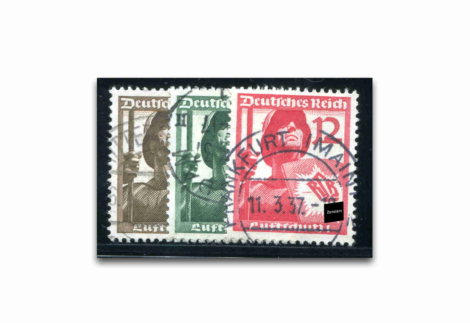 Deutsches Reich Mi.Nr. 643/645 gestempelt