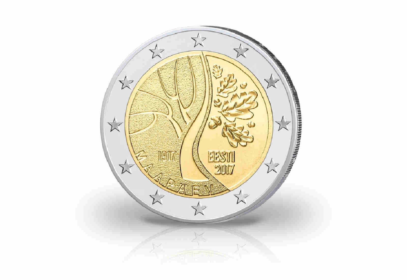 2 Euro 2017 Estland Unabhängigkeit