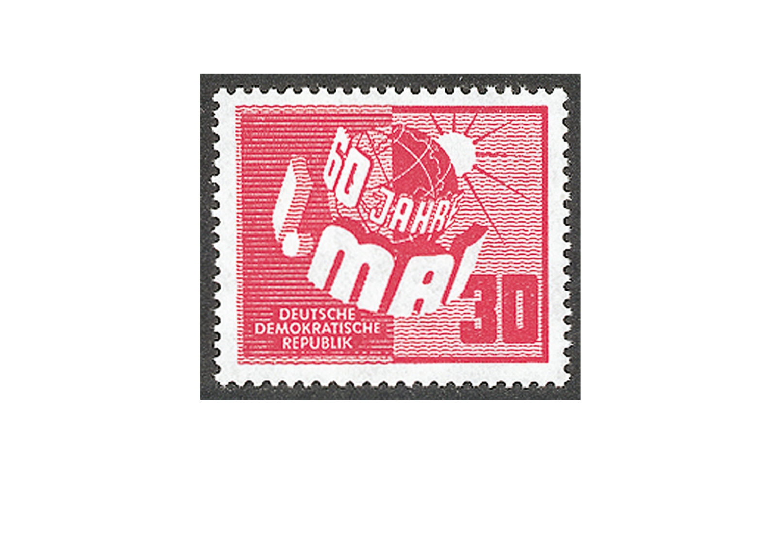 Briefmarke DDR 1. Mai 60 Jahre Tag der Arbeit 1950 Michel-Nr. 250 postfrisch