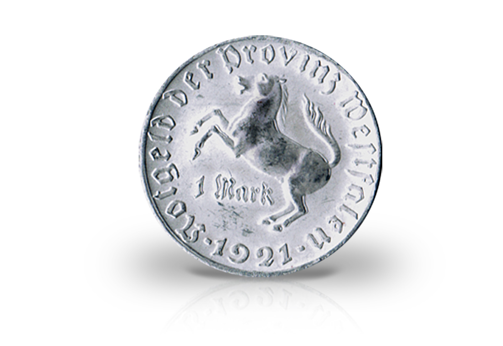 1 Mark 1921 Weimarer Republik Notgeldmünze Westfalen N10