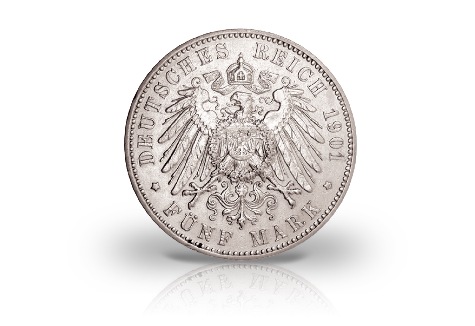 5 Mark 1901 Deutsches Kaiserreich Preußen 200 Jahre Königreich Jager-Nr. 106