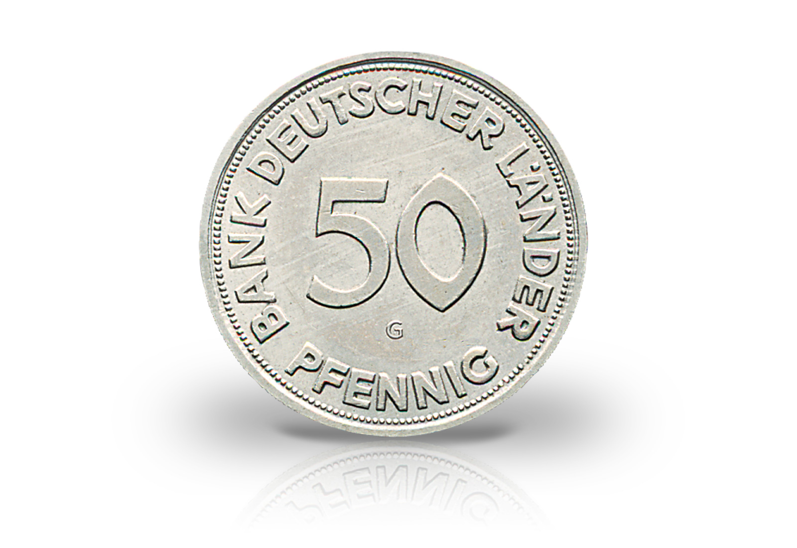 50 Pfennig 1966 BRD Prägestätte G Jaeger-Nr. 384