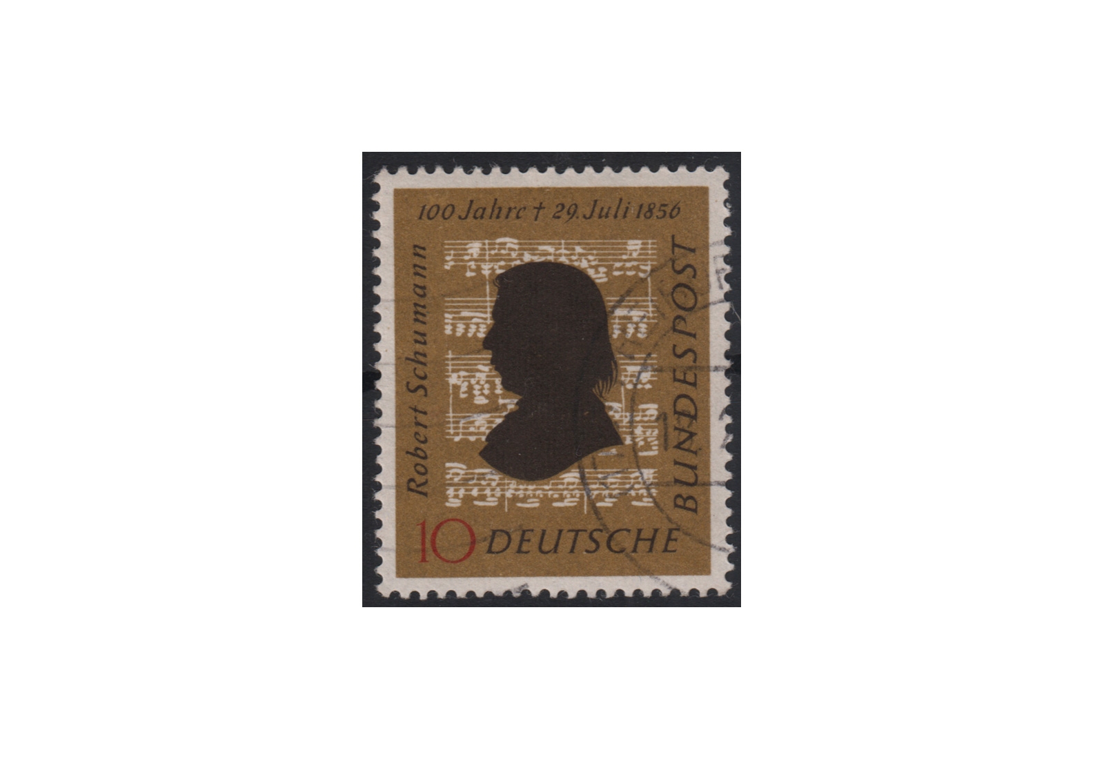 BRD 100. Todestag von Robert Schumann 1956 Mi.Nr. 234 gestempelt