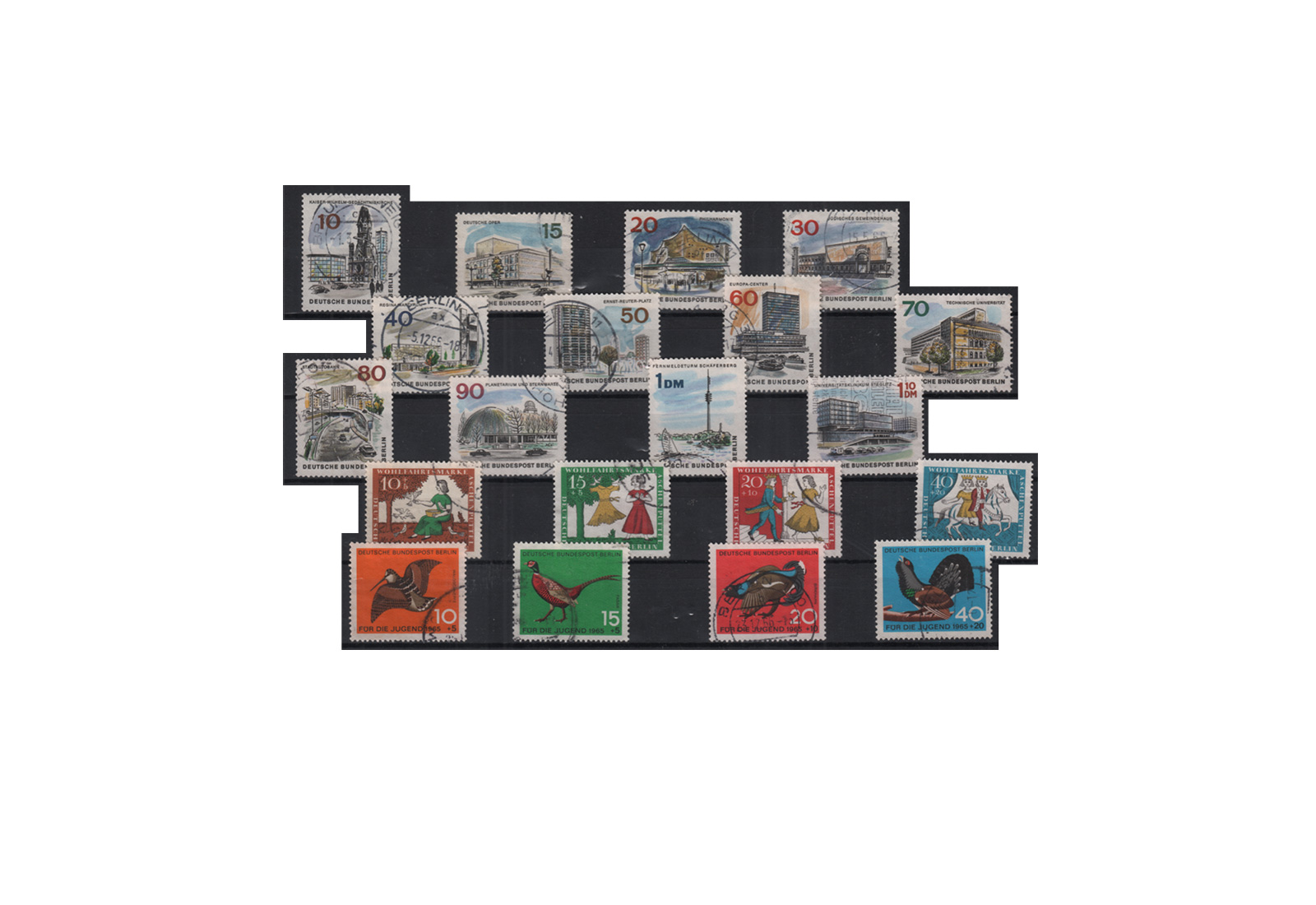 Berlin Jahrgang 1965 Mi.Nr. 250-269 gestempelt
