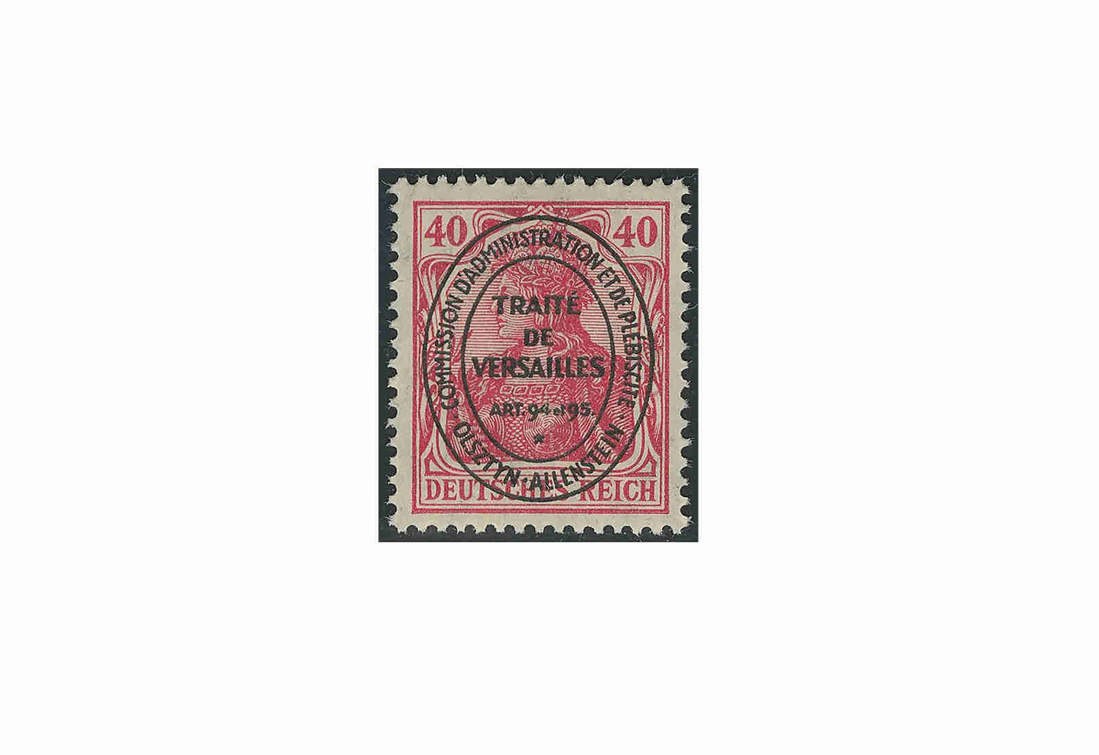 Briefmarke Allenstein MiNr.: I POR **
