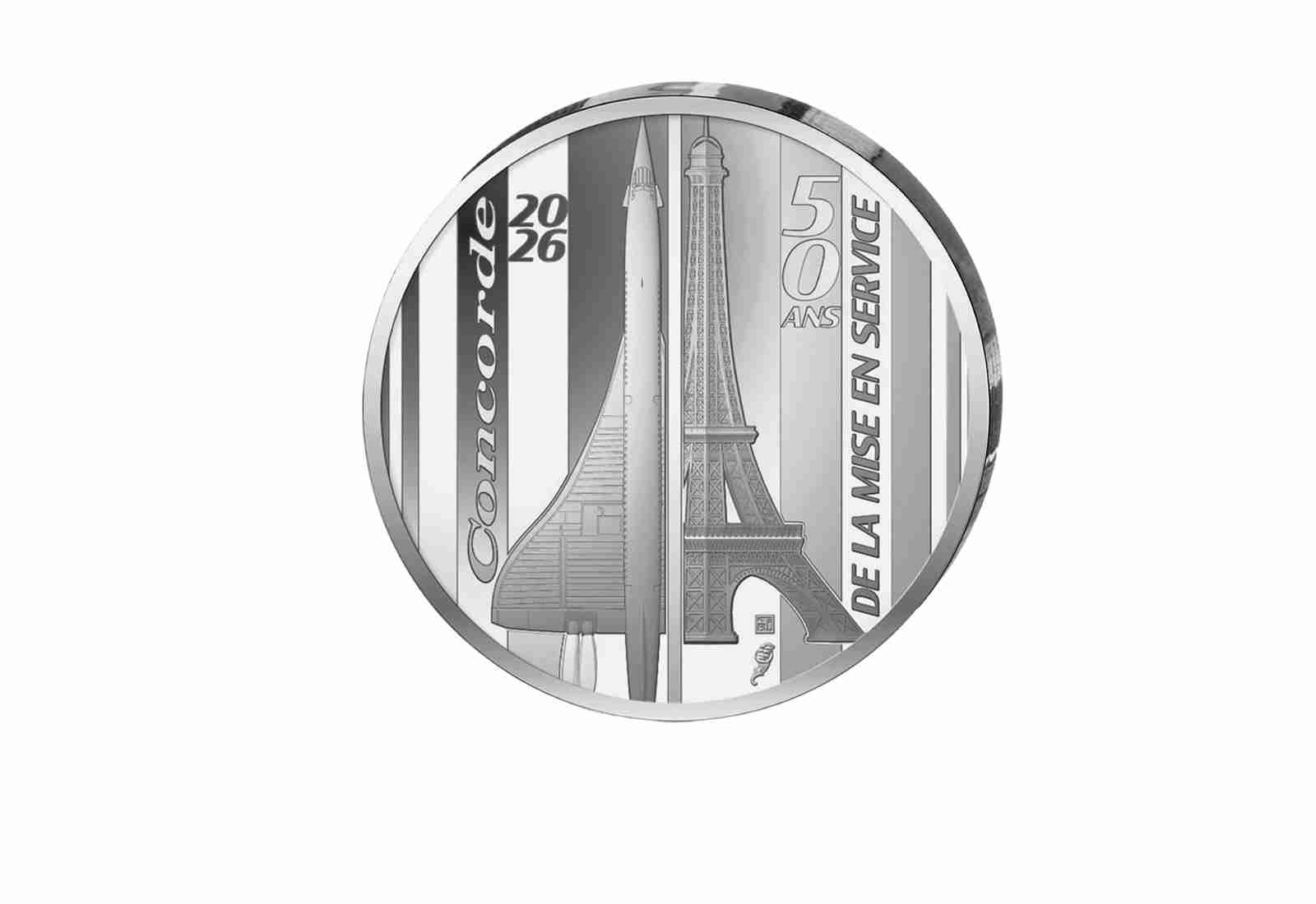 10 Euro 2026 Frankreich "50 Jahre Concorde"