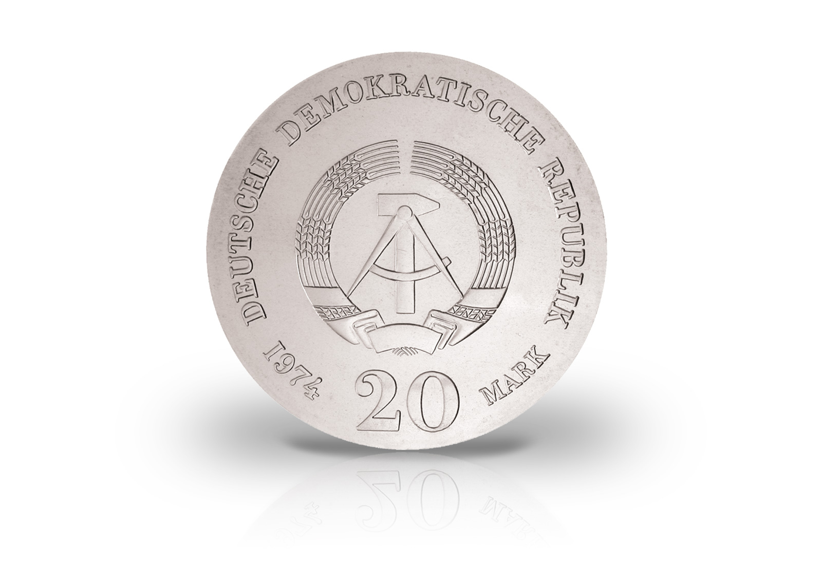 20 Mark Gedenkmünze 1974 DDR Immanuel Kant Jaeger. 1549