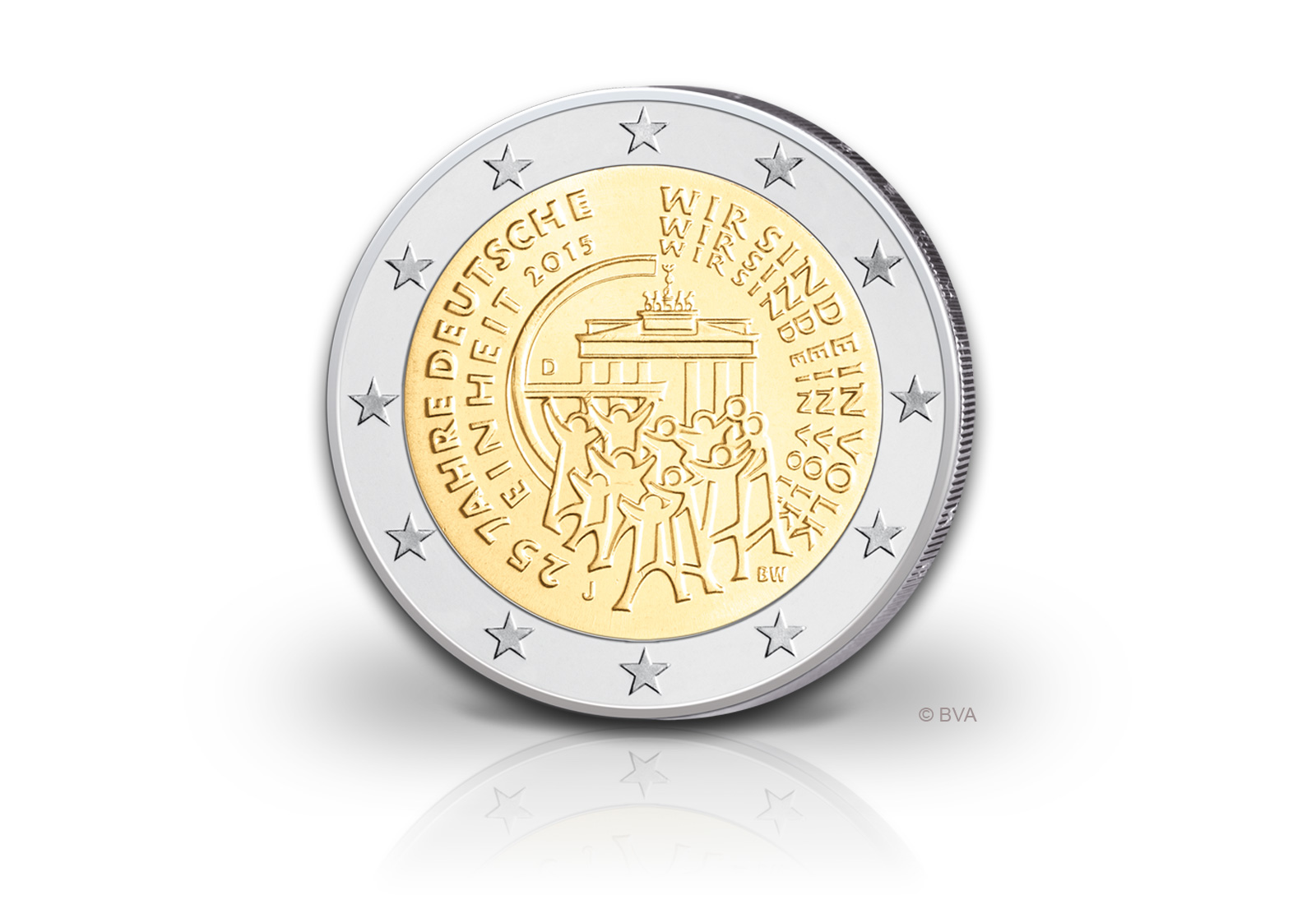 2 Euro 2015 Deutschland 25 Jahre Deutsche Einheit Prägestätte unserer Wahl   