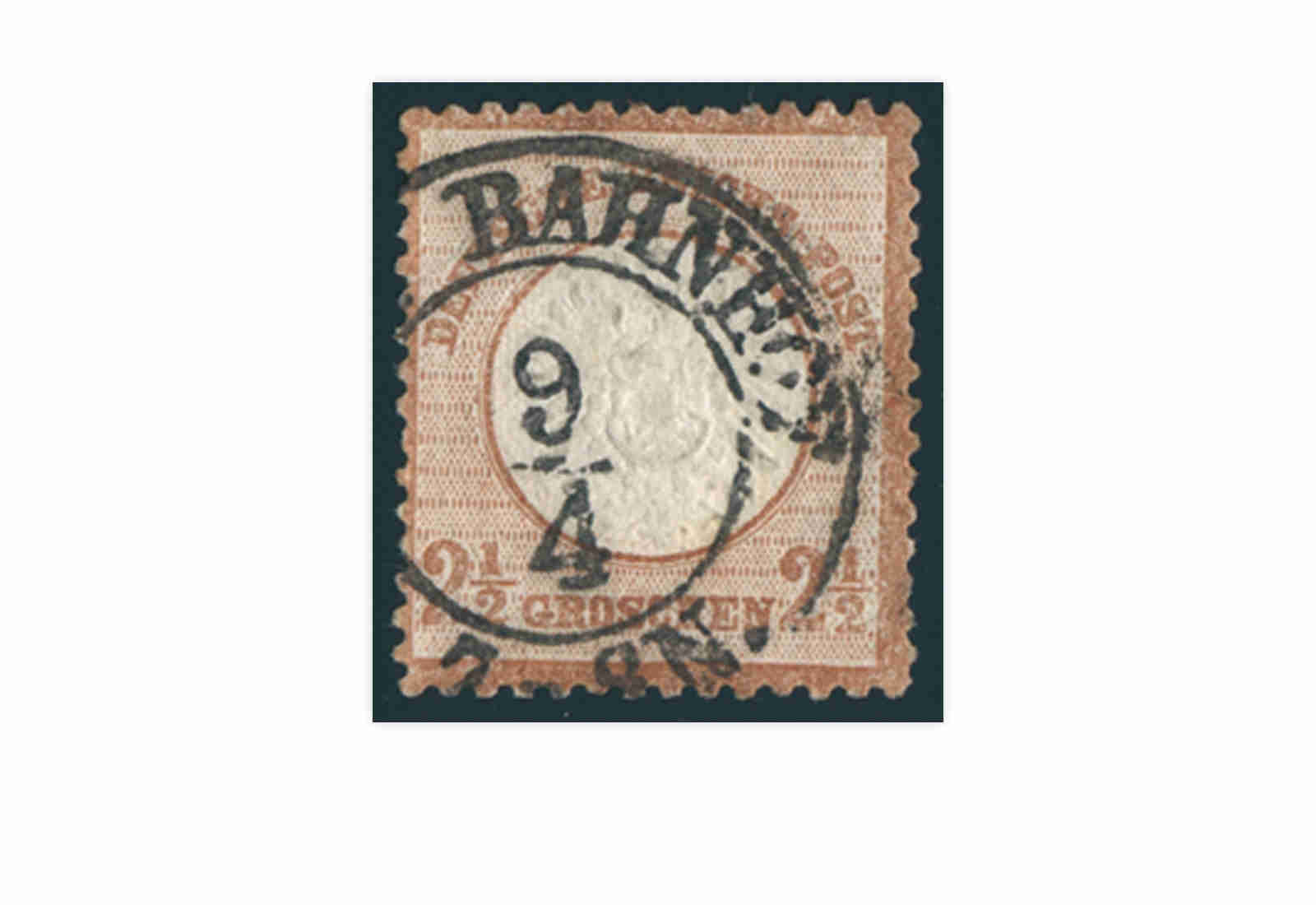 Briefmarke Deutsches Reich Brustschild 1872 Michel-Nr. 21 gestempelt