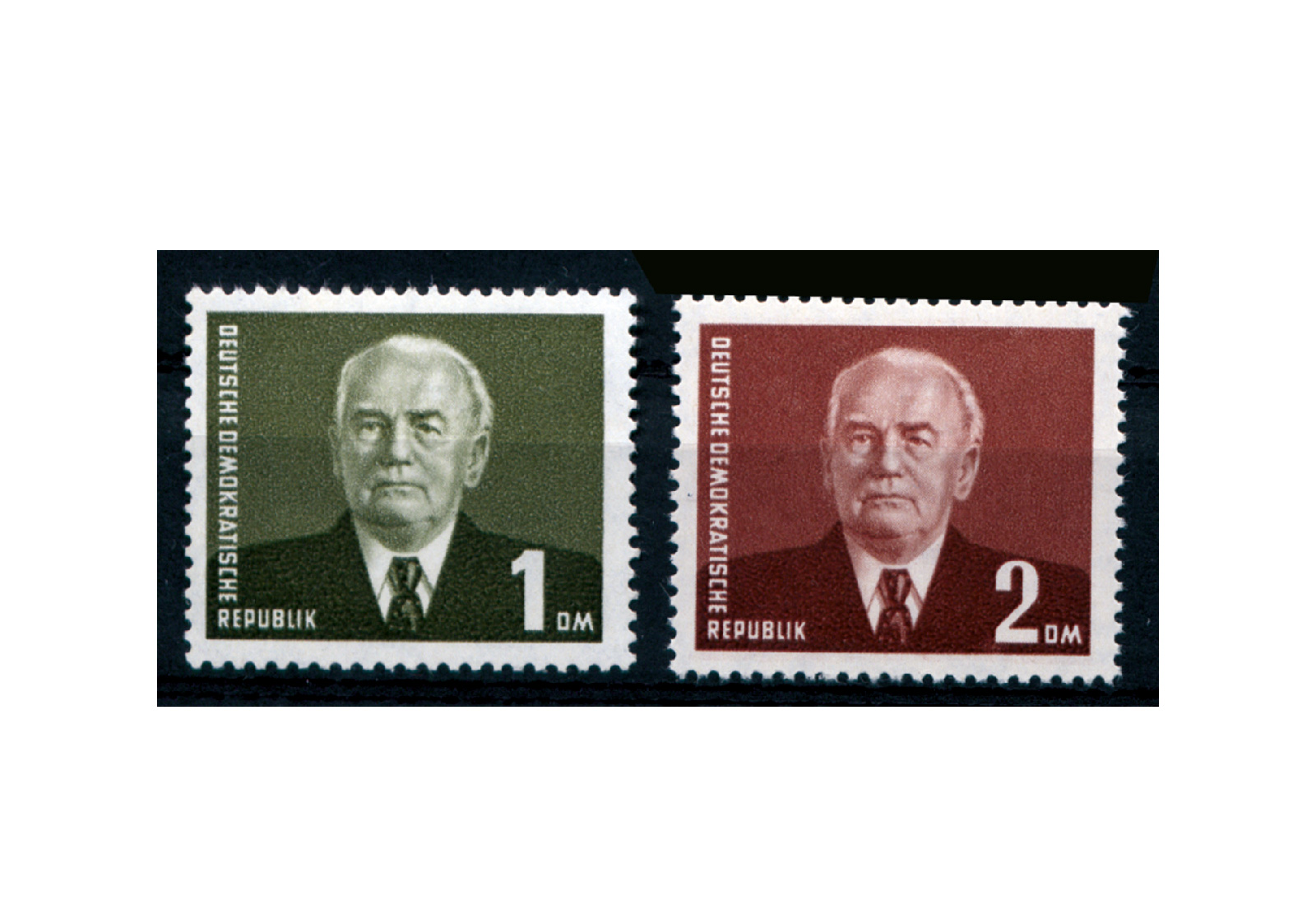 DDR Freimarken-Serie Pieck III Michel Nr. 342/3 postfrisch