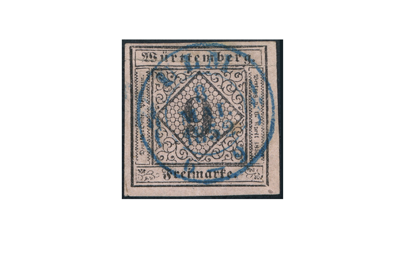 Briefmarke Altdeutschland Württemberg Freimarke 1851 Michel-Nr. 4 gestempelt