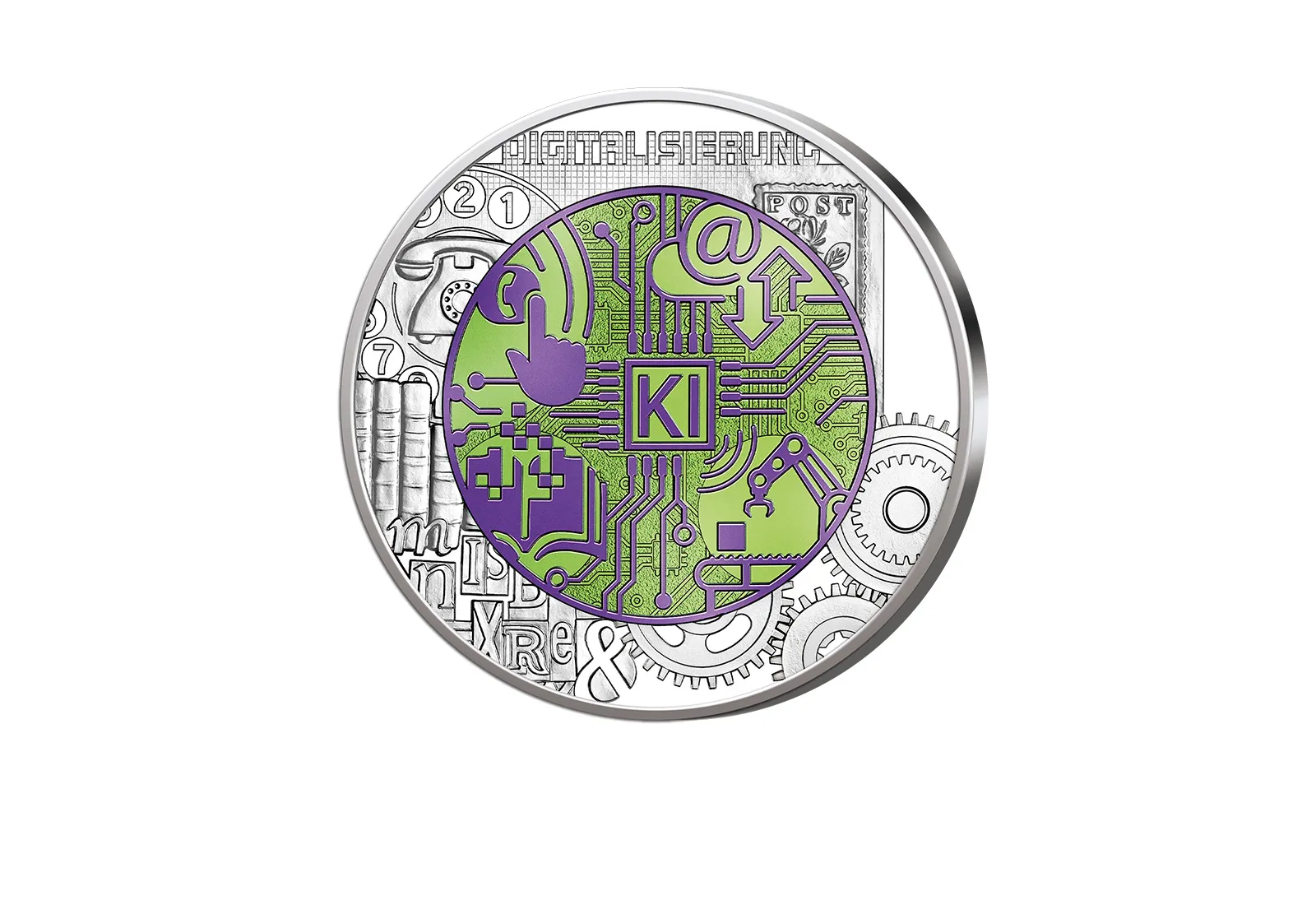 25 Euro 2025 Silber Niob Österreich Digitalisierung hgh