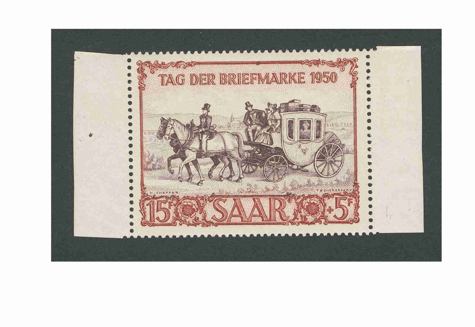 Briefmarke Saar 291 gestempelt