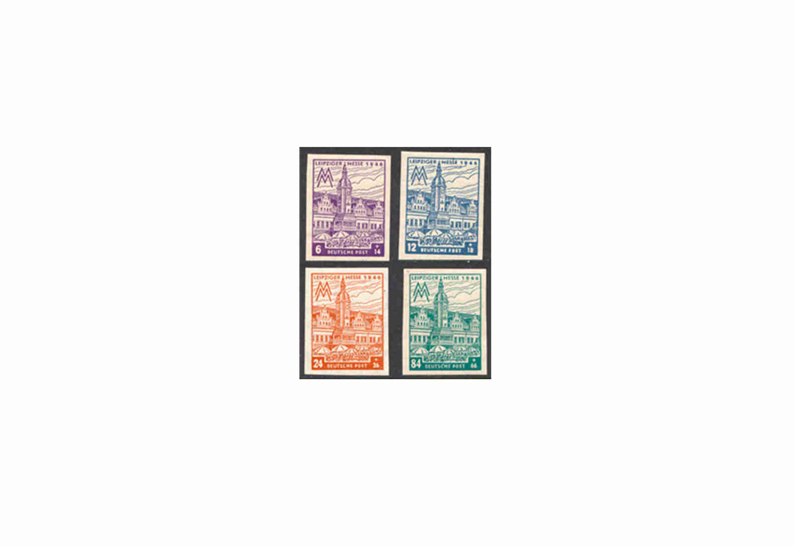 SBZ Michel-Nr. 162/165 BX postfrisch