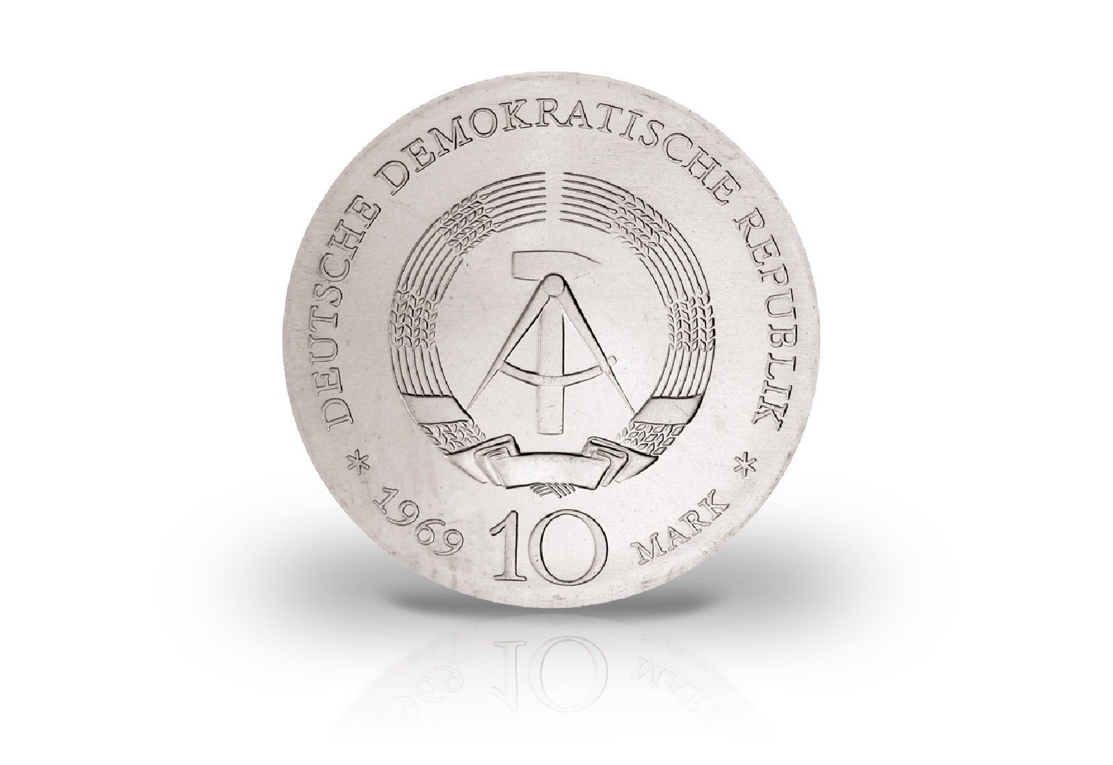 10 Mark Gedenkmünze 1969 DDR Johann Friedrich Böttger Jaeger-Nr. 1527